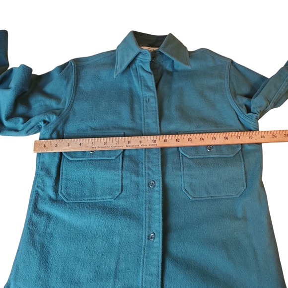 Vntg Woolrich Women's Button Down Chamois Shirt/Shacket. MED. #0193 - Picture 7 of 10